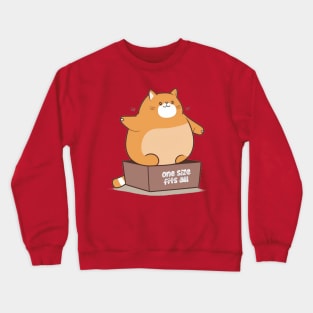 One Size Fits All - Fat Kitty Crewneck Sweatshirt